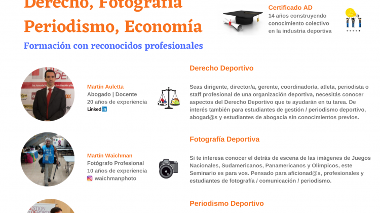 Seminarios GESTIÓN y DEPORTE